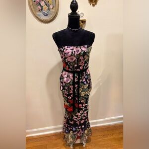 Sam Edelman Strapless Floral Dress